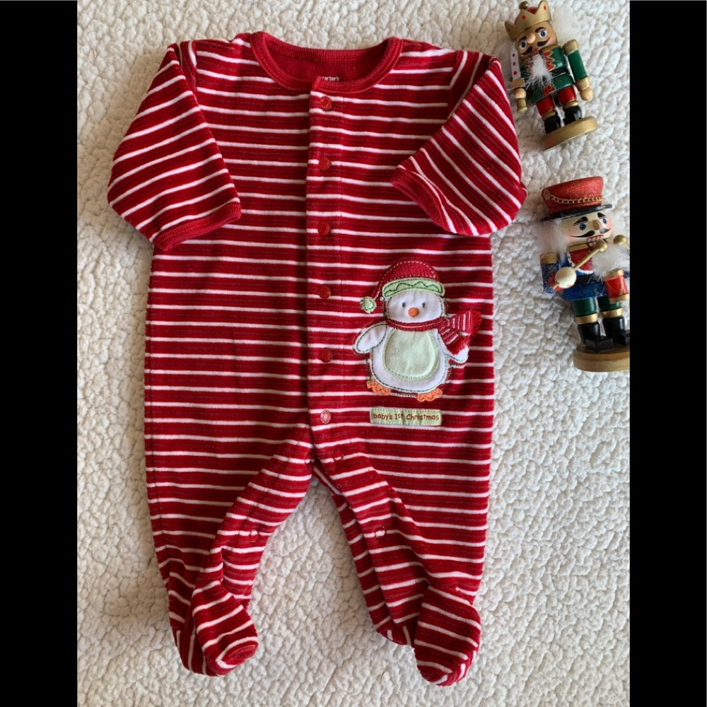 Baby’s 1st Christmas Holiday Sleeper, Carter’s NB